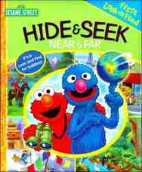 Sesame Street: Hide & Seek Near & Far My First Look & Find -0